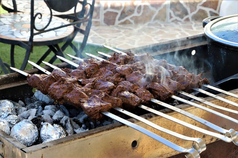 The Best Pork Kebabs With Grilled Plums and Couscous is Found in Poland